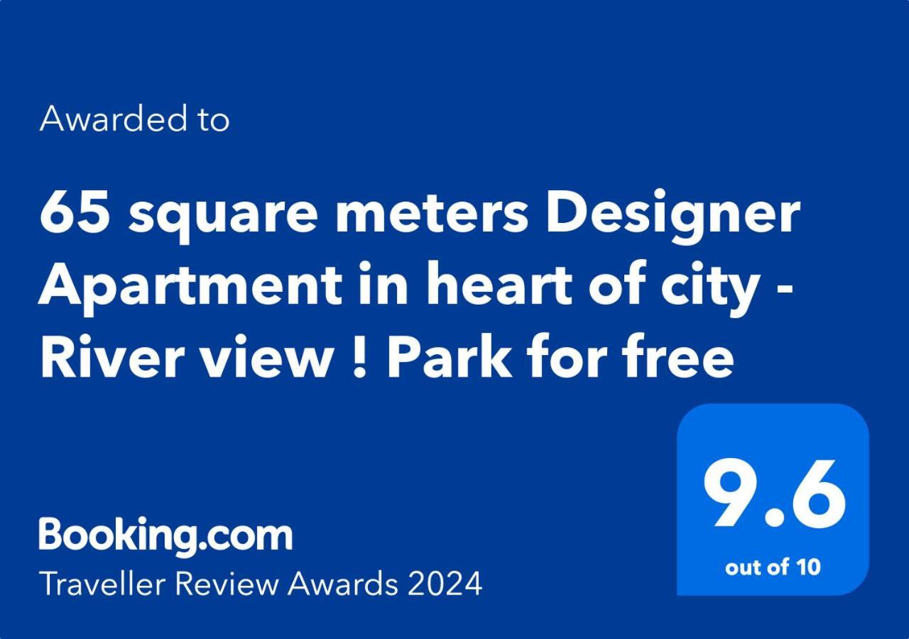 Ni 65 Square Meters Designer Apartment In Heart Of City - River View ! Park For Free מראה חיצוני תמונה